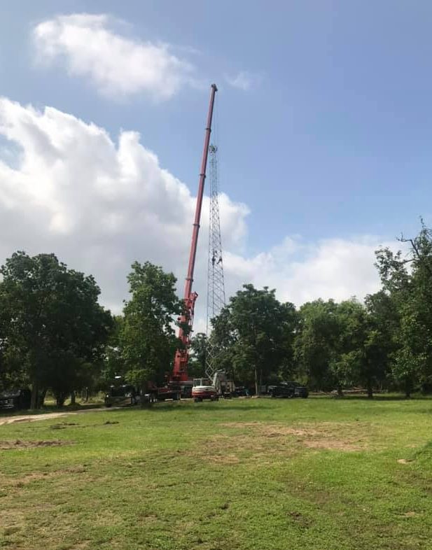 Installation of a high quality LTE Tower in Brookshire, TX